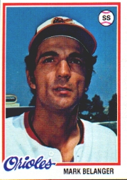 1978 Topps Baseball Cards      315     Mark Belanger